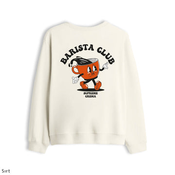 Oversize Sweatshirt "Barista Club"