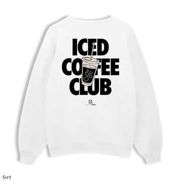 Regular Sweatshirt "Iced Coffee Club"