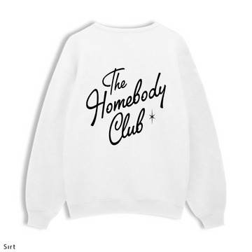 Regular Sweatshirt "The Homebody Club"