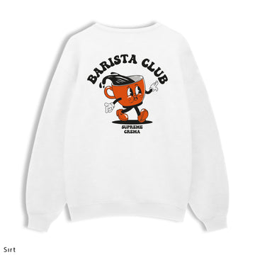 Regular Sweatshirt "Barista Club"