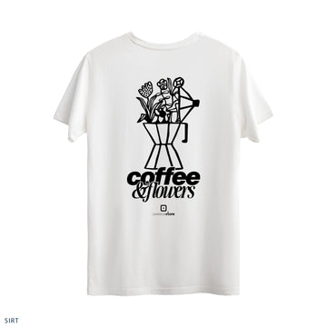 Regular T-Shirt "Coffee & Flowers