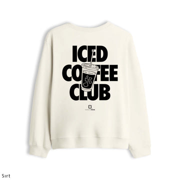Oversize Sweatshirt "Iced Coffee Club"