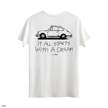 Regular T-Shirt "It All Start With a Dream"