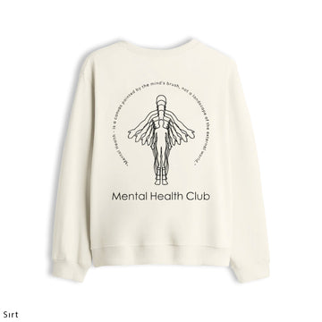 Oversize Sweatshirt "Mental Health Club"