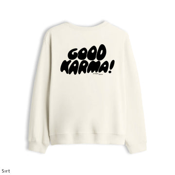 Oversize Sweatshirt "Good Karma"