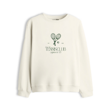 Oversize Sweatshirt "Tennis Club"