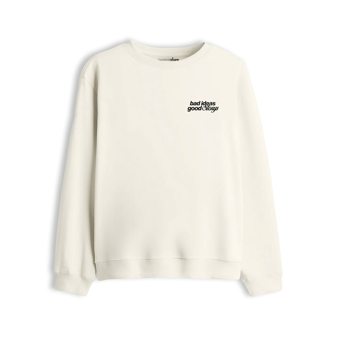 Oversize Sweatshirt "Bad Ideas Good Storys"