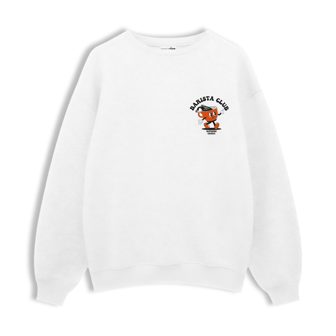 Regular Sweatshirt "Barista Club"