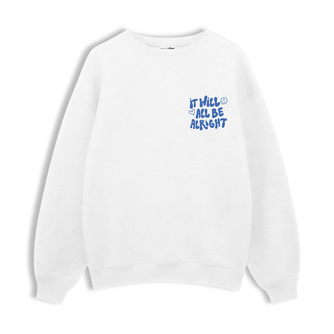 Regular Sweatshirt "It Will All Be Alright"