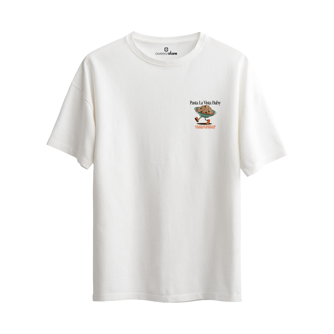 Oversize T-Shirt "Pasta La Vista Baby"
