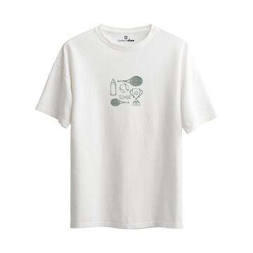 Oversize T-Shirt "Tennis Player"