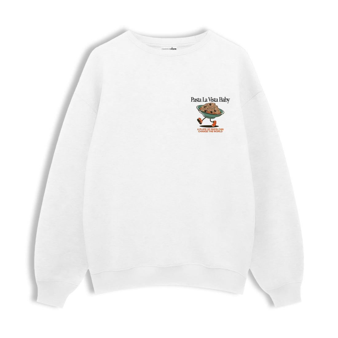 Regular Sweatshirt "Pasta La Vista Baby"