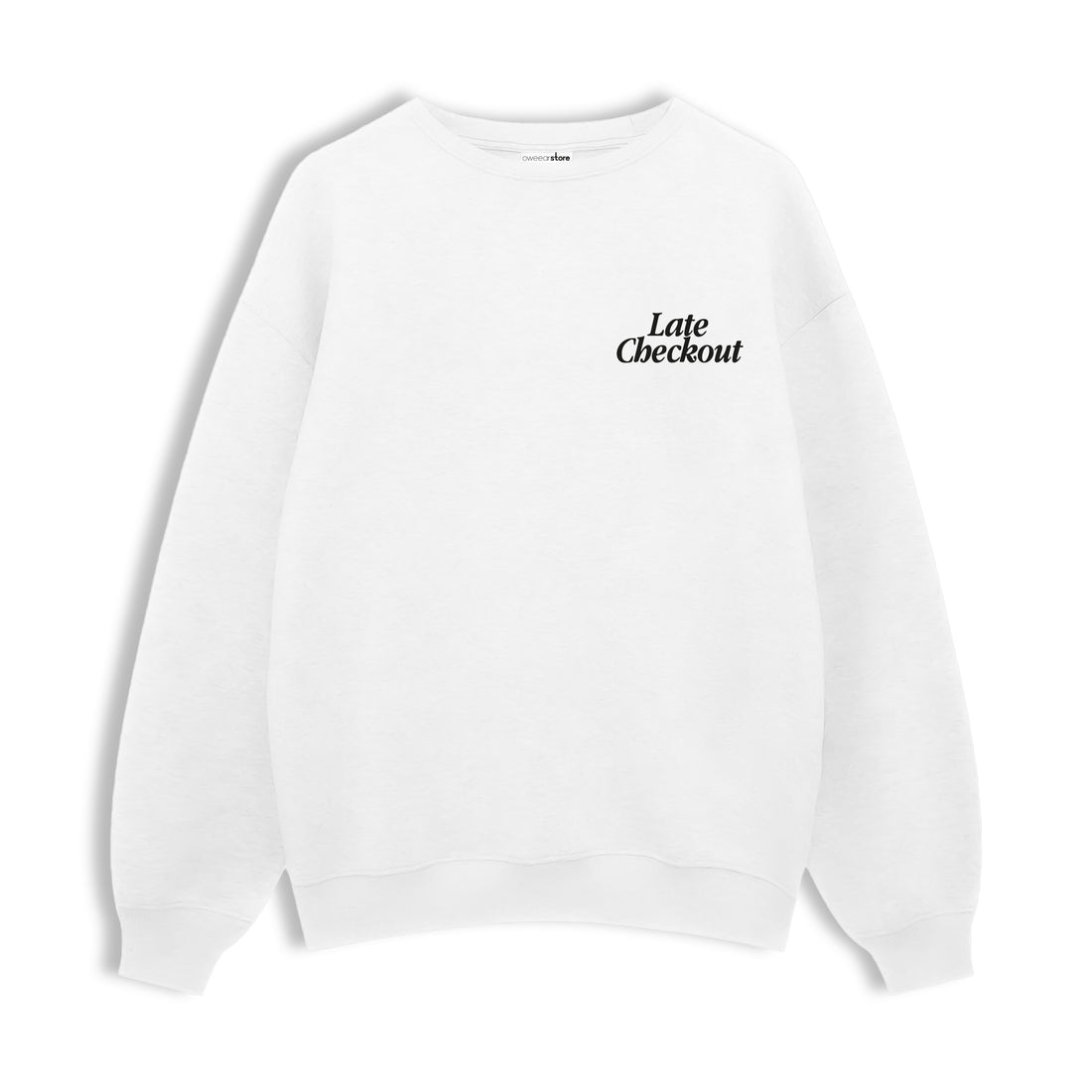 Regular Sweatshirt "Late Checkout"