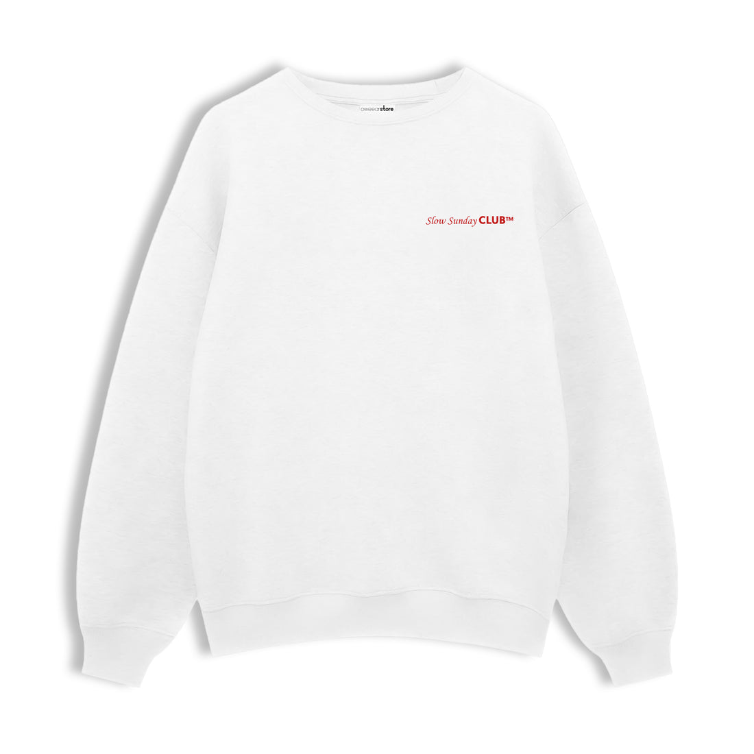 Regular Sweatshirt "Slow Sunday Coffee Club"