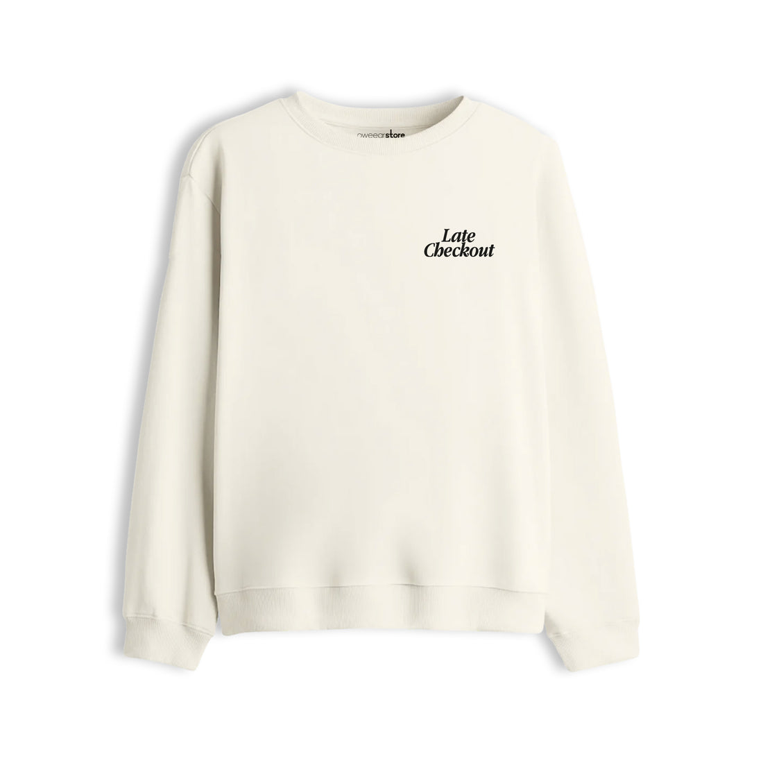 Oversize Sweatshirt "Late Checkout"