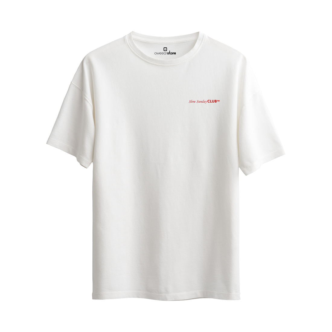 Oversize T-Shirt "Slow Sunday Coffee Club"