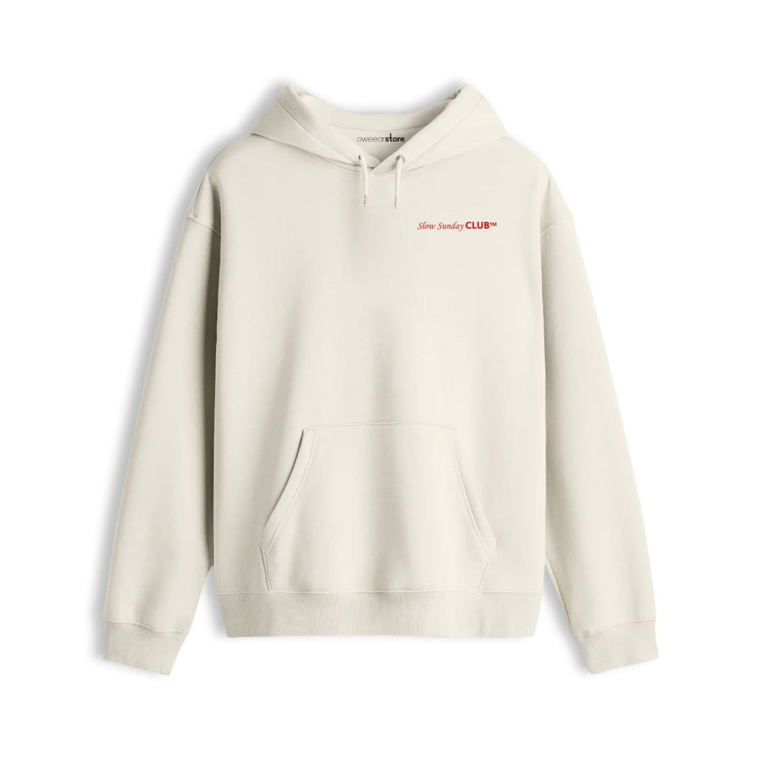 Oversize Hoodie "Slow Sunday Coffee Club"