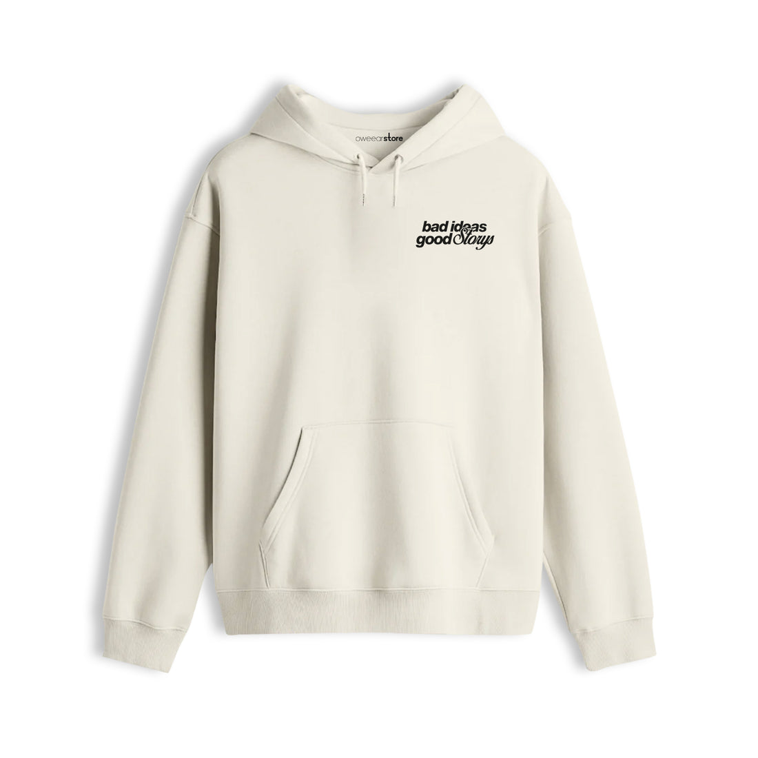 Oversize Hoodie "Bad Ideas Good Stories"