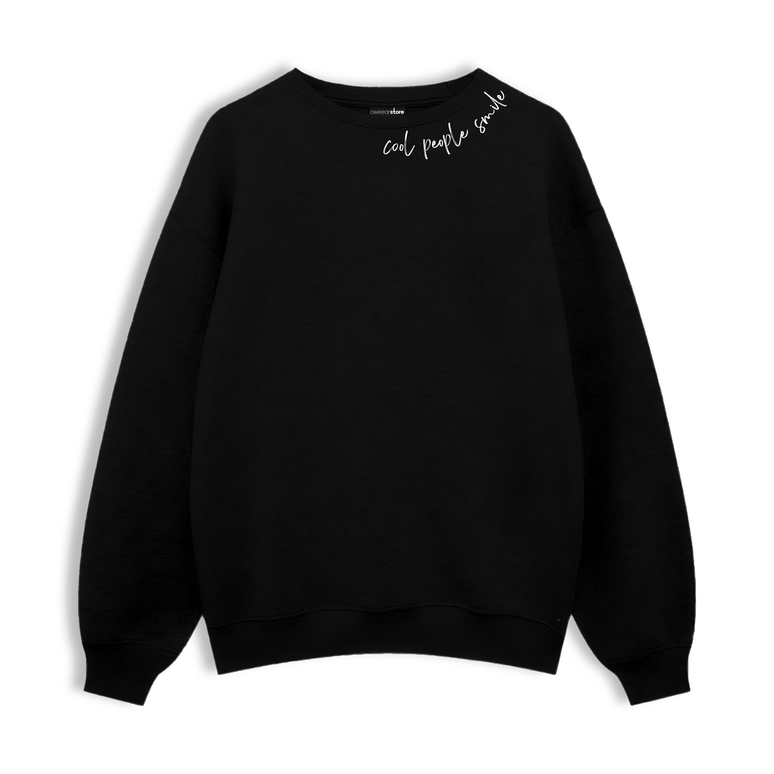 Regular Sweatshirt "Cool People Smile"
