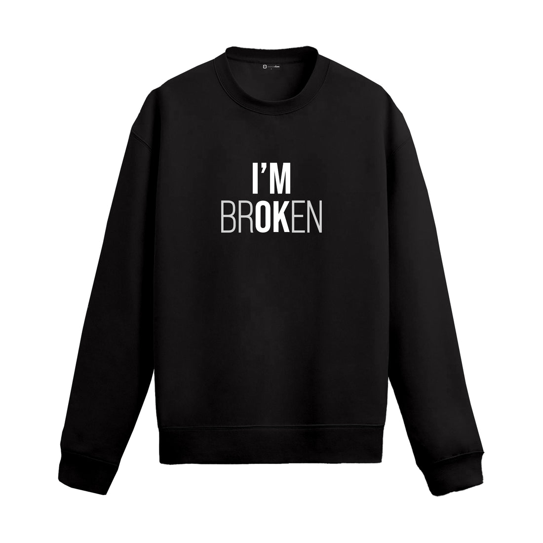 Oversize Sweatshirt "I'm Ok"