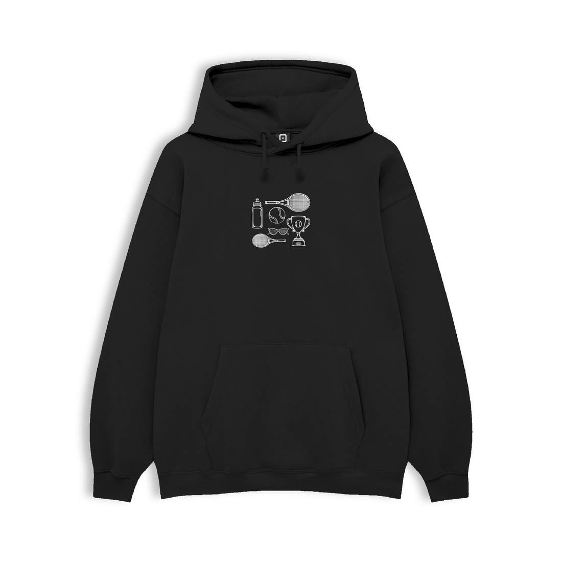 Regular Hoodie "Tennis Player"