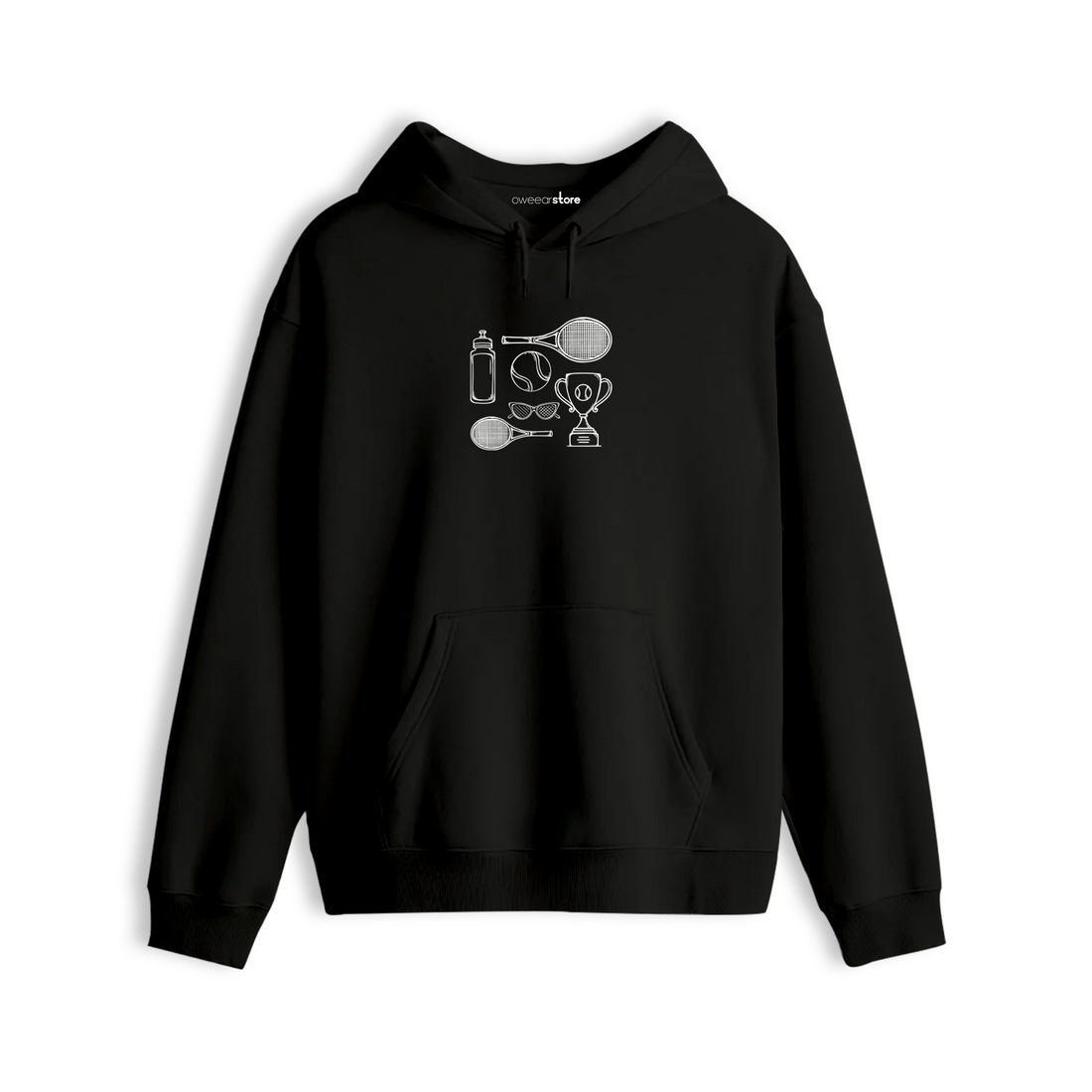 Oversize Hoodie "Tennis Player"