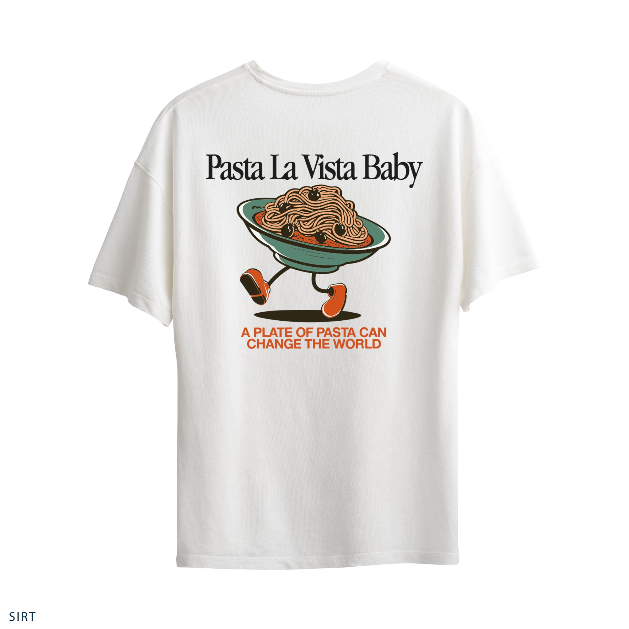Oversize T-Shirt "Pasta La Vista Baby"