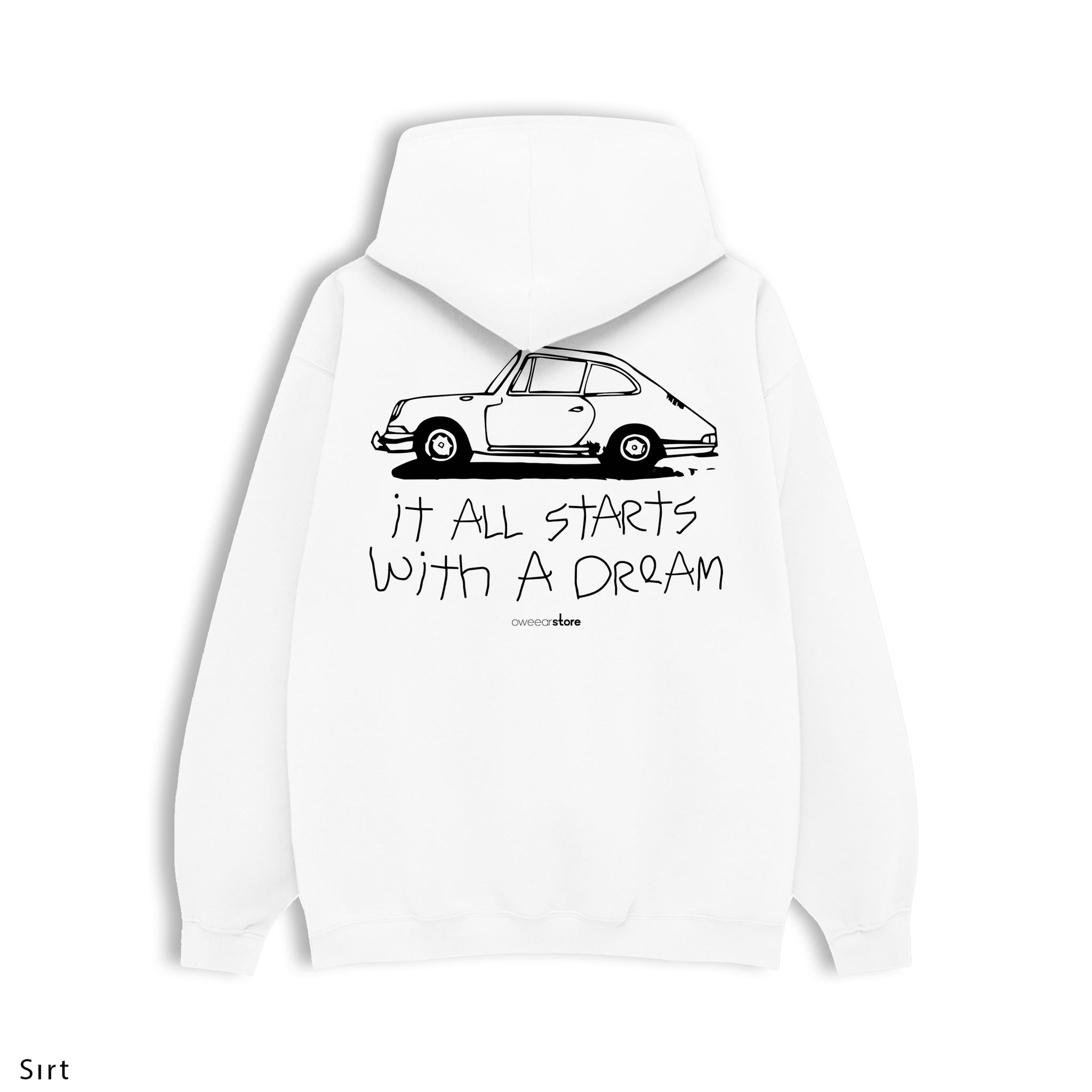 Regular Hoodie "It All Starts With a Dream"