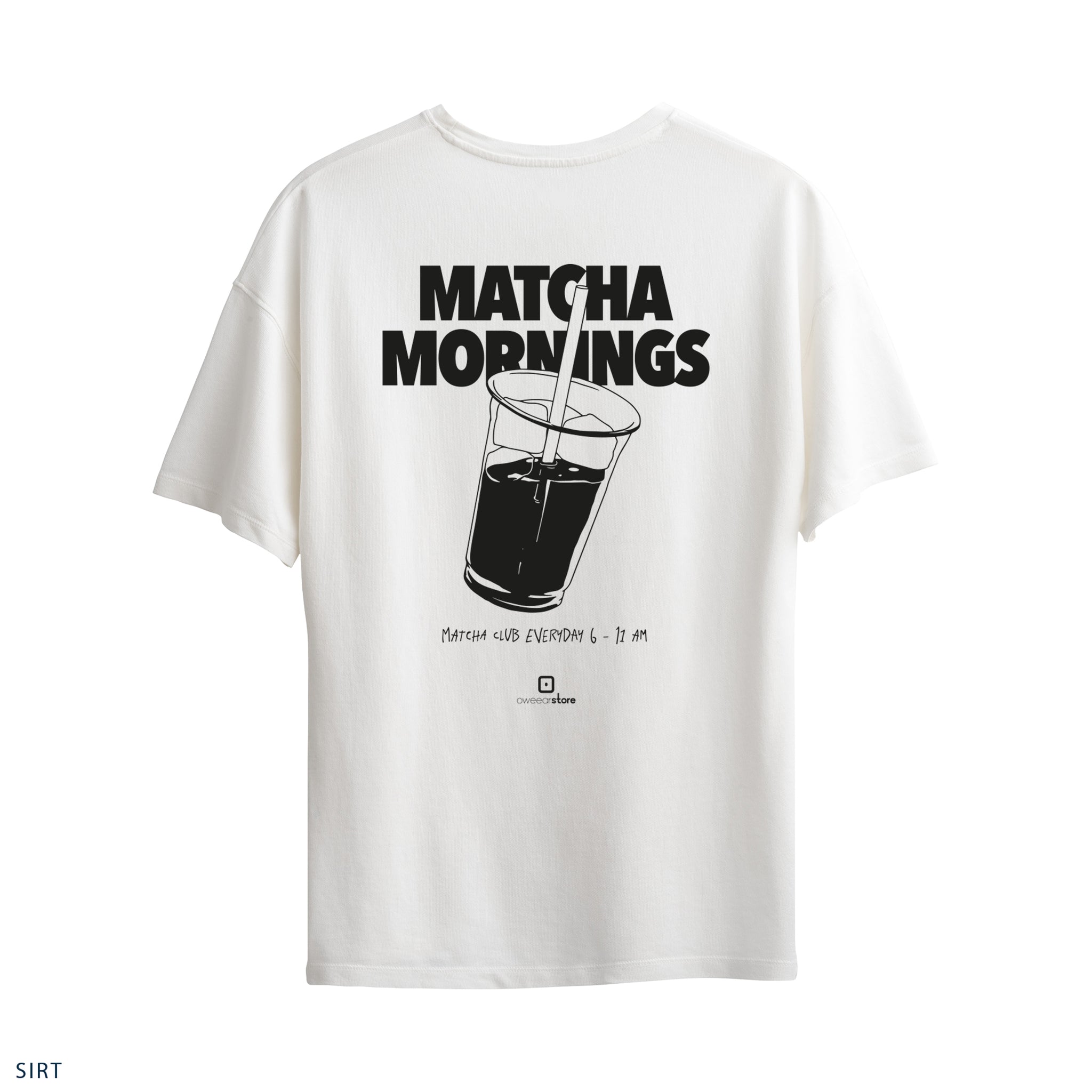 Oversize T-Shirt "Matcha Mornings"
