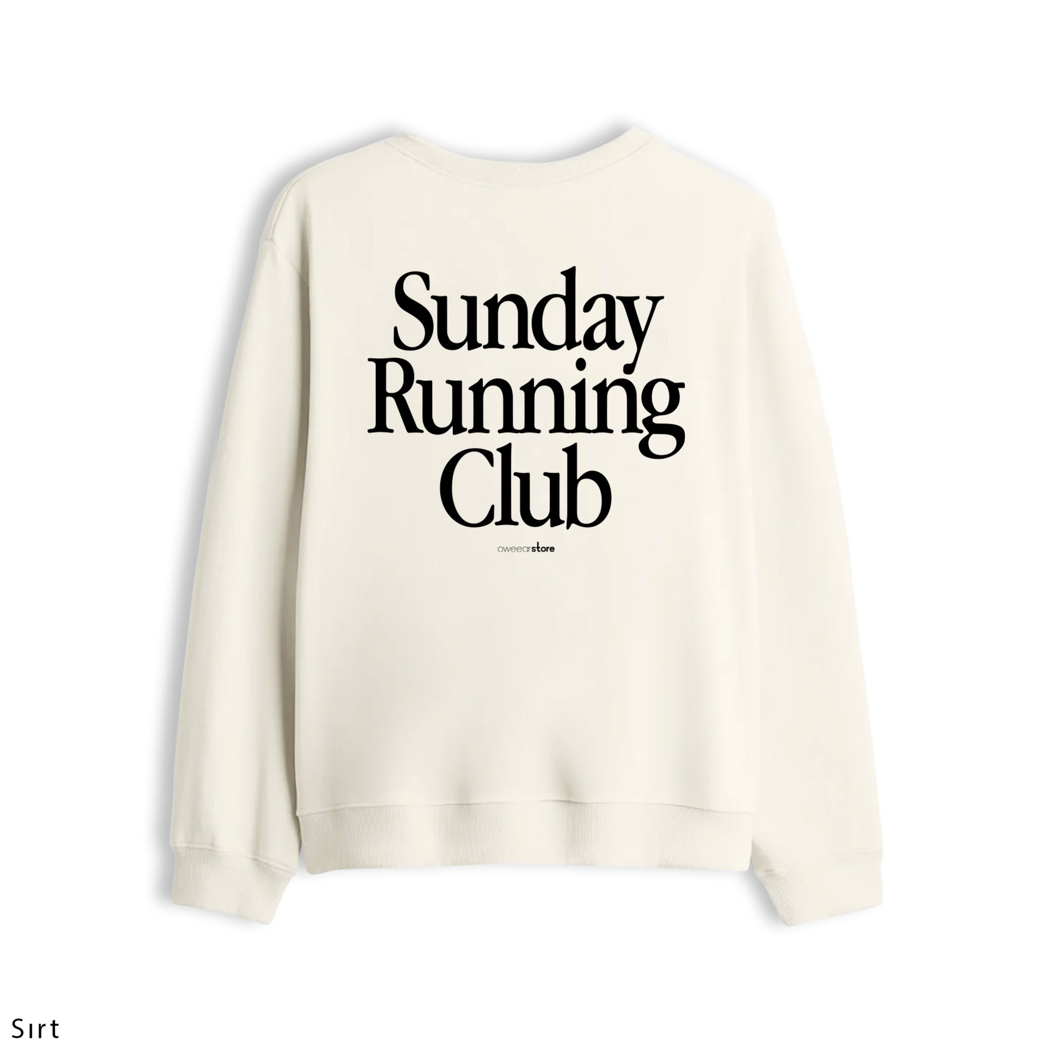 Oversize Sweatshirt "Sunday Running Club"