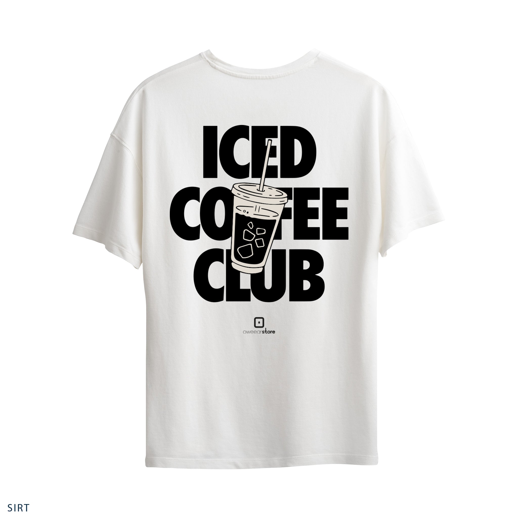 Oversize T-Shirt "Iced Coffee Club"