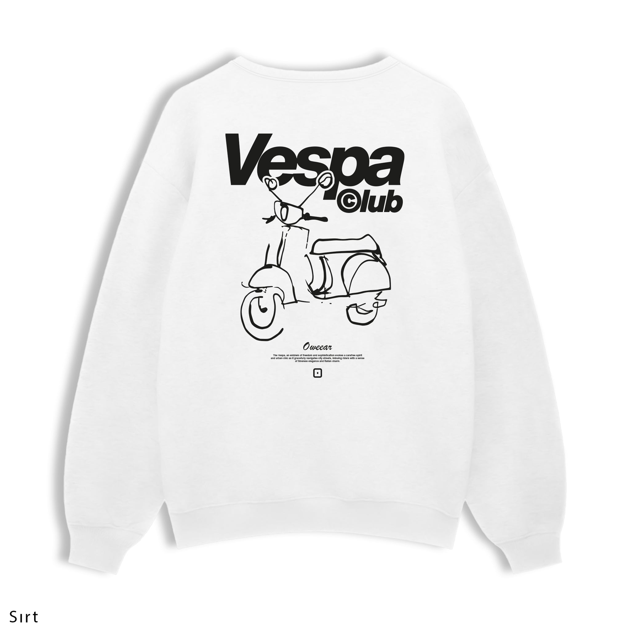 Regular Sweatshirt "Vespa Club"
