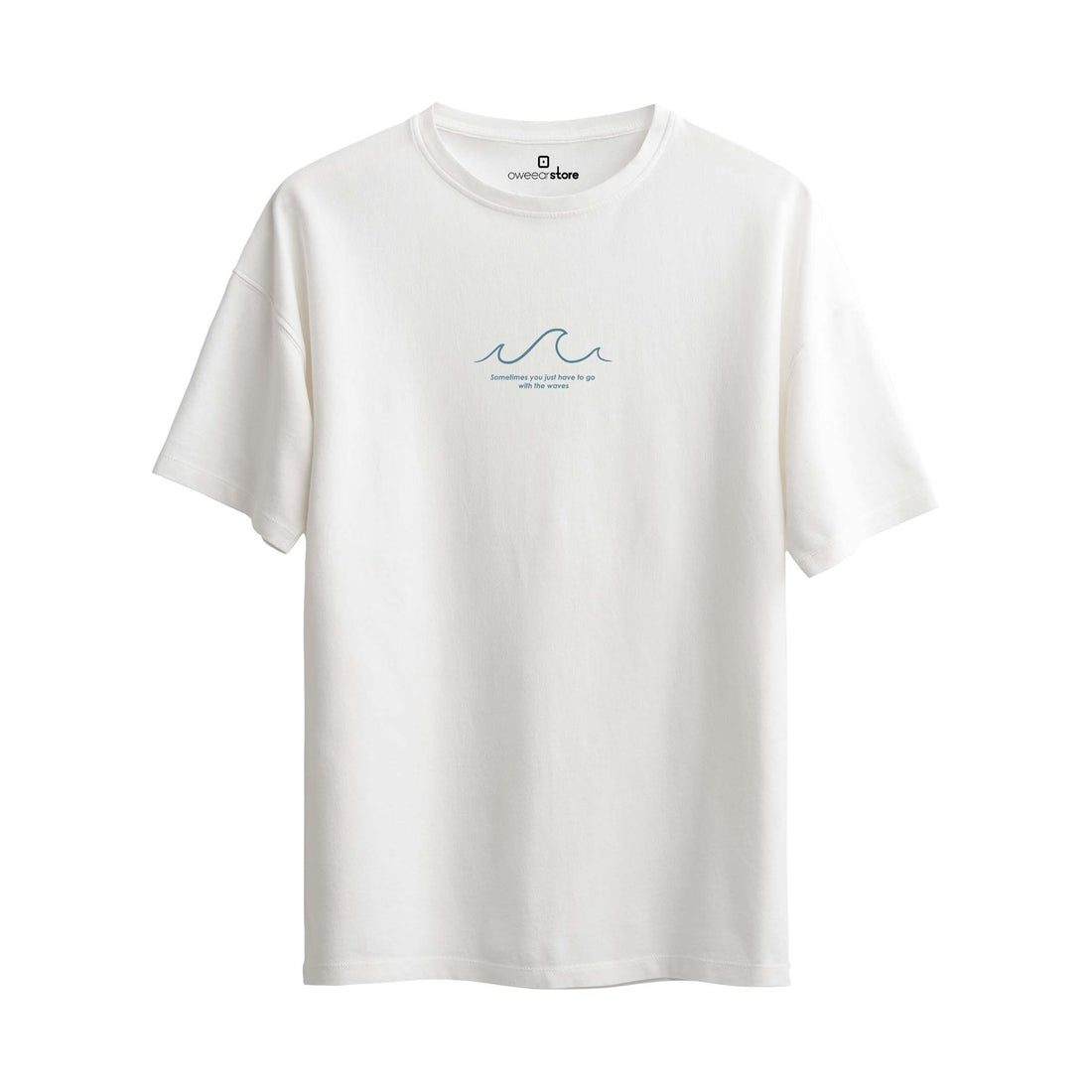 Oversize T-Shirt "Follow the Waves"