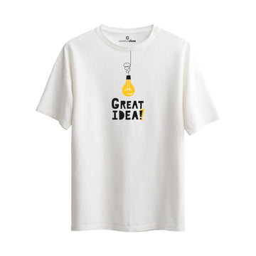 Oversize T-Shirt "Great İdea"