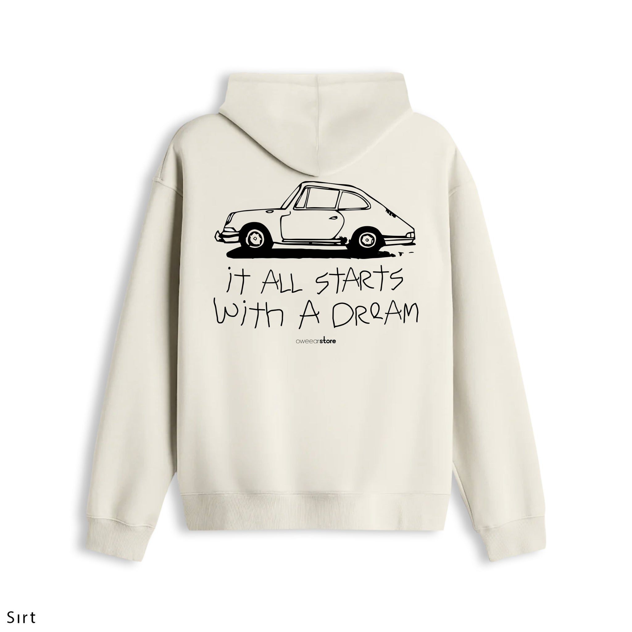 Oversize Hoodie "It All Starts With a Dream"
