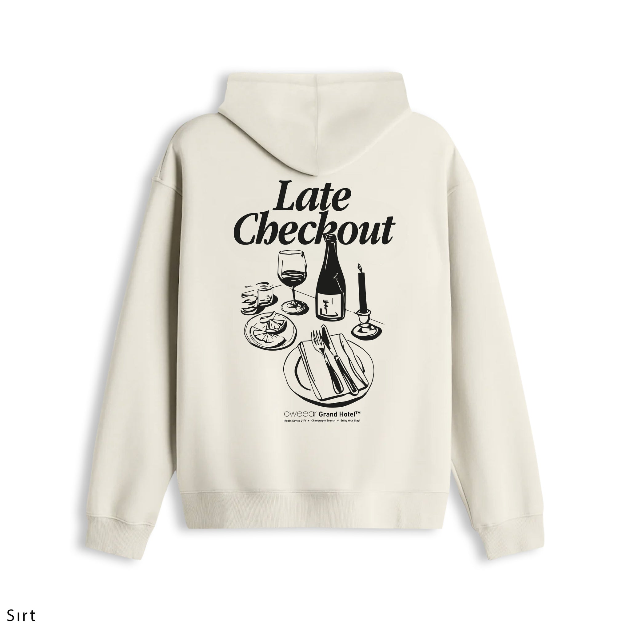 Oversize Hoodie "Late Checkout"