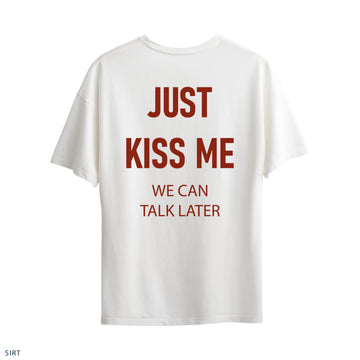 Oversize T-Shirt "Kiss Me"