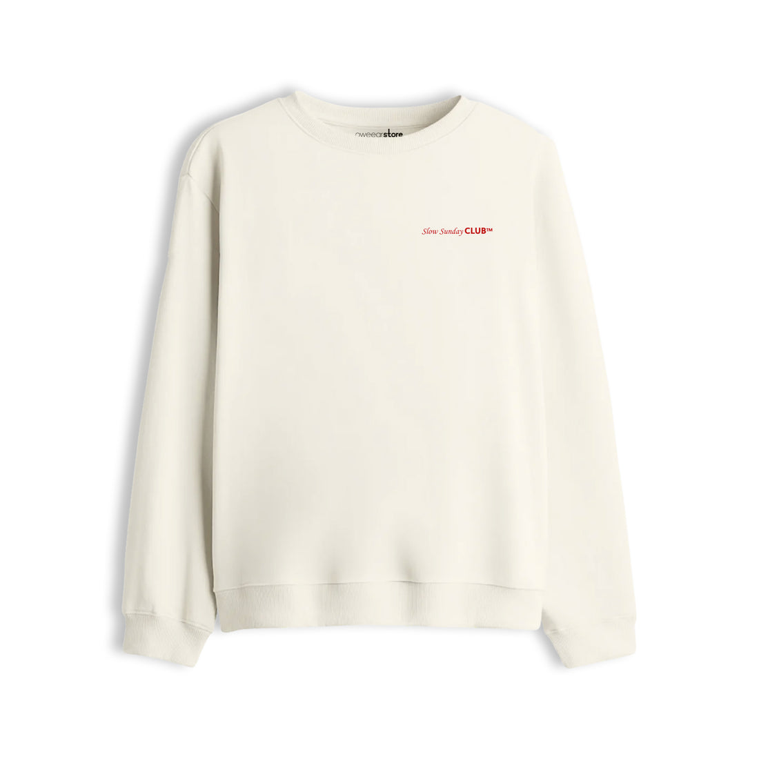 Oversize Sweatshirt "Slow Sunday Coffee Club"