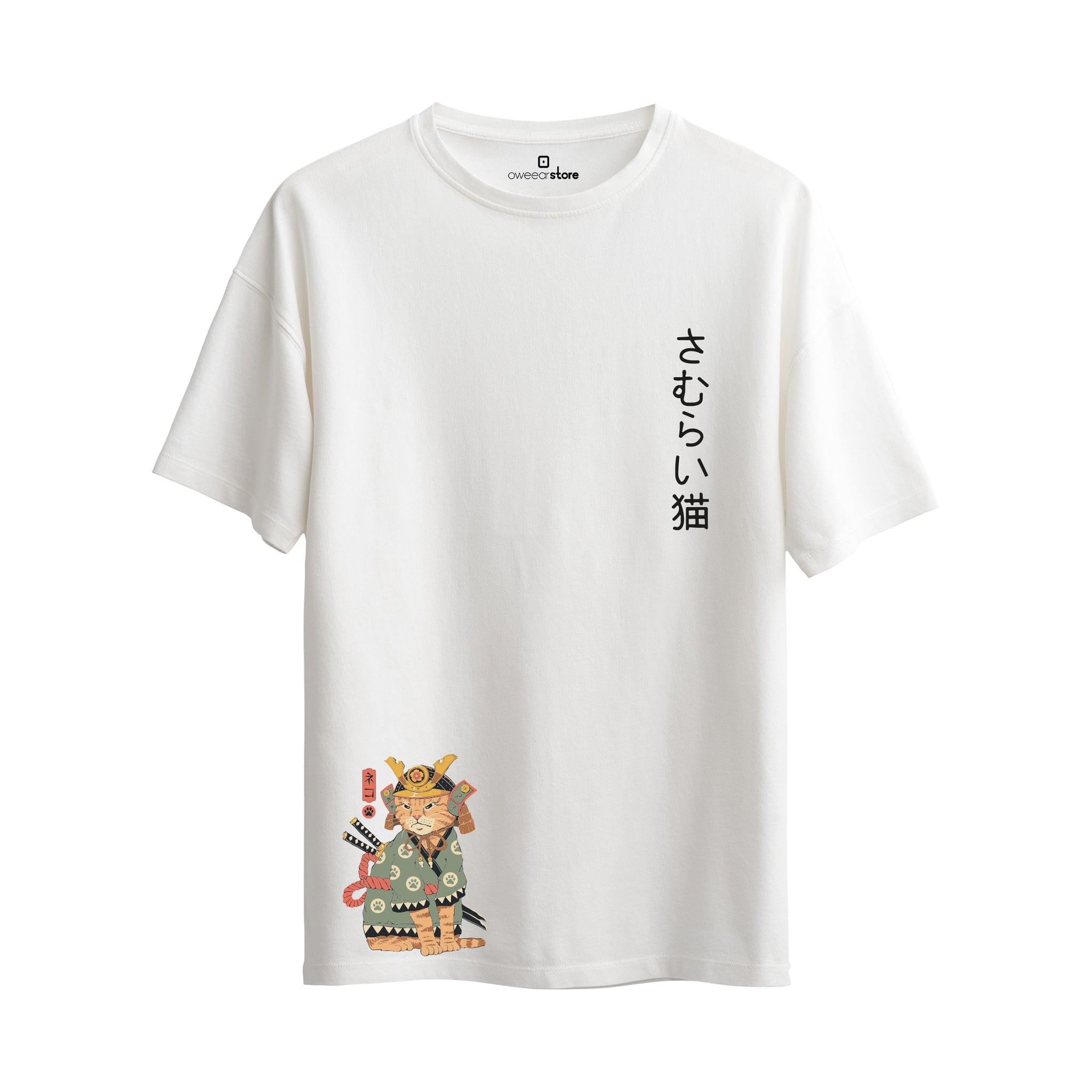 Oversize T-Shirt "Samurai Cat"