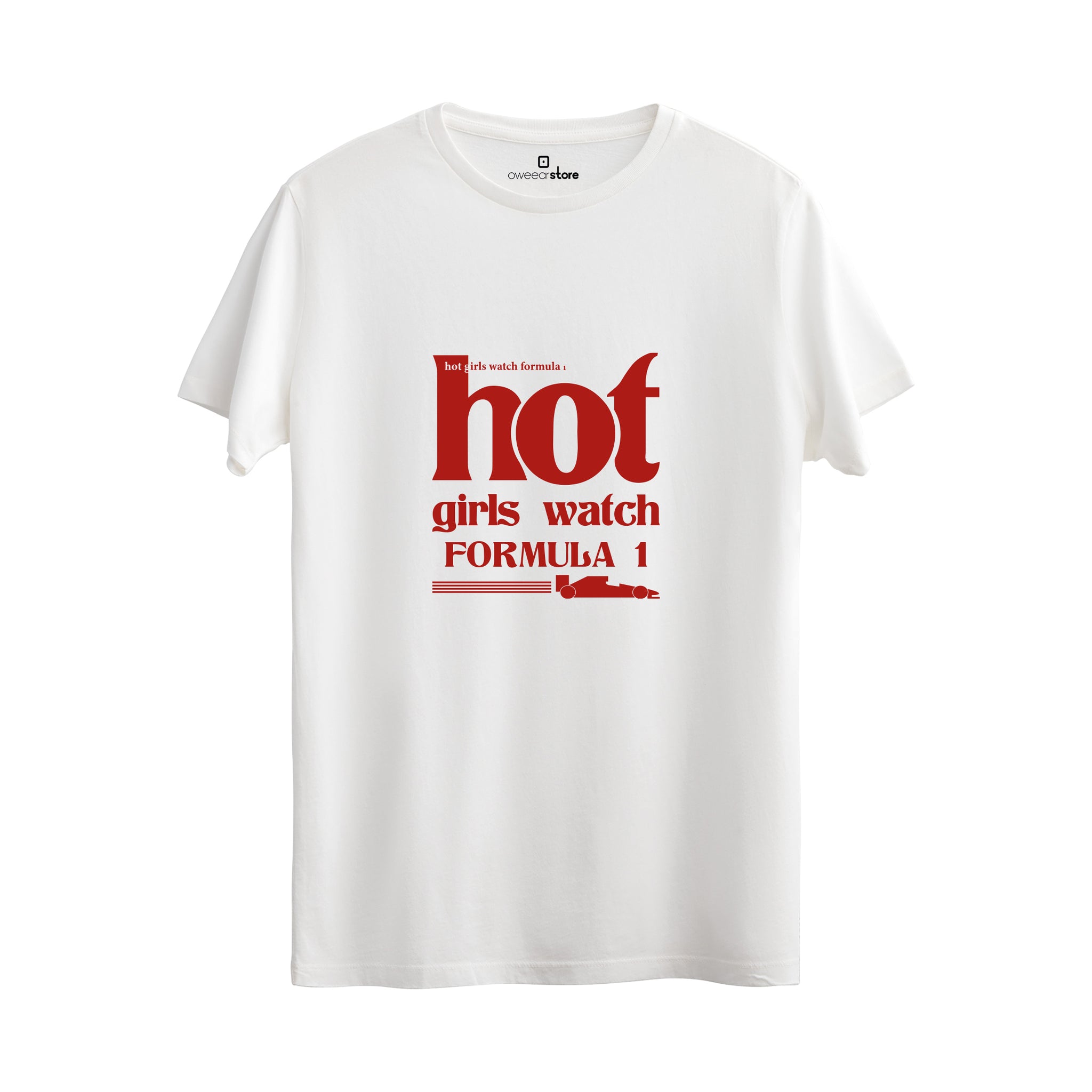 Regular T-Shirt "Hot Girls Watch Formula 1"