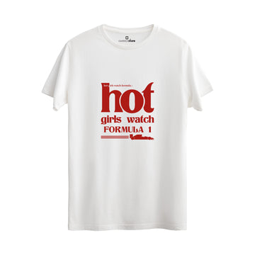 Regular T-Shirt "Hot Girls Watch Formula 1"