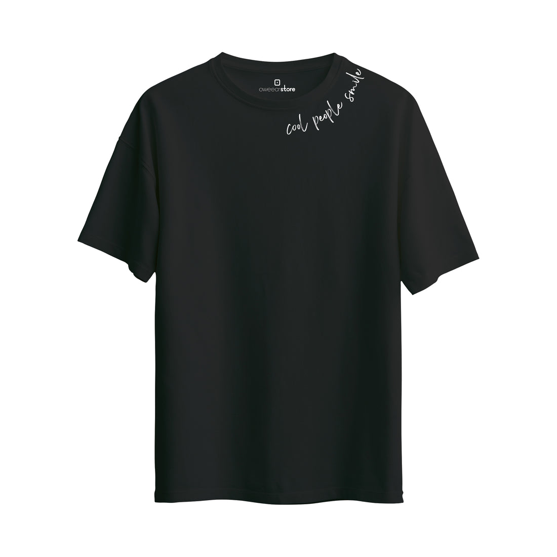 Oversize T-Shirt "Cool People Smile"