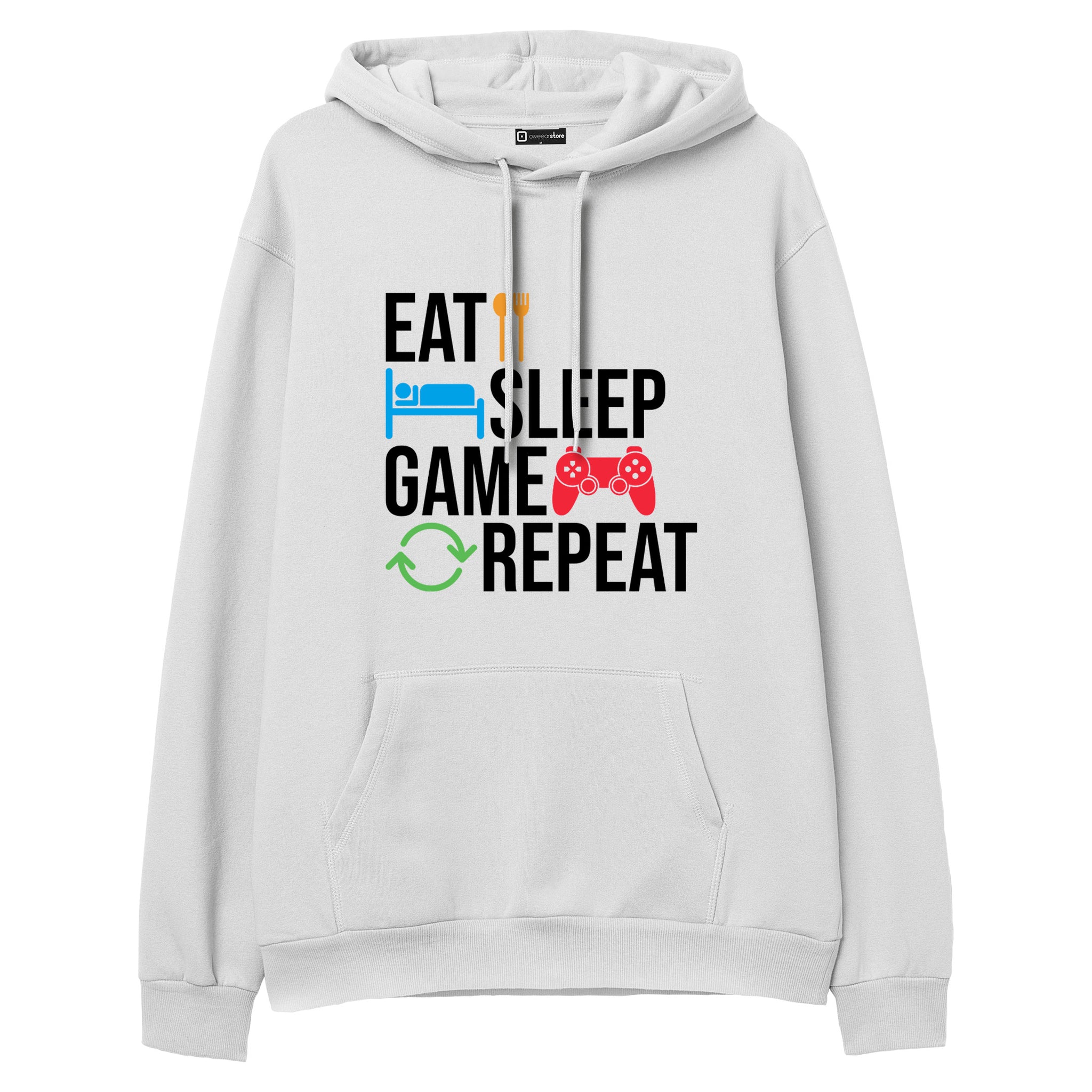 Hoodie "Eat Sleep Game Repeat"