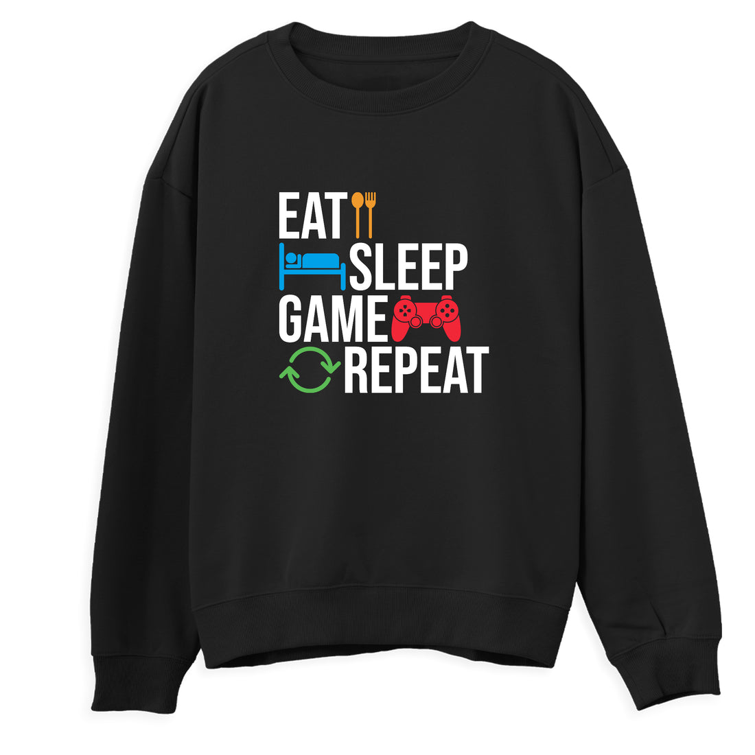 Sweatshirt "Eat Sleep Game Repeat"