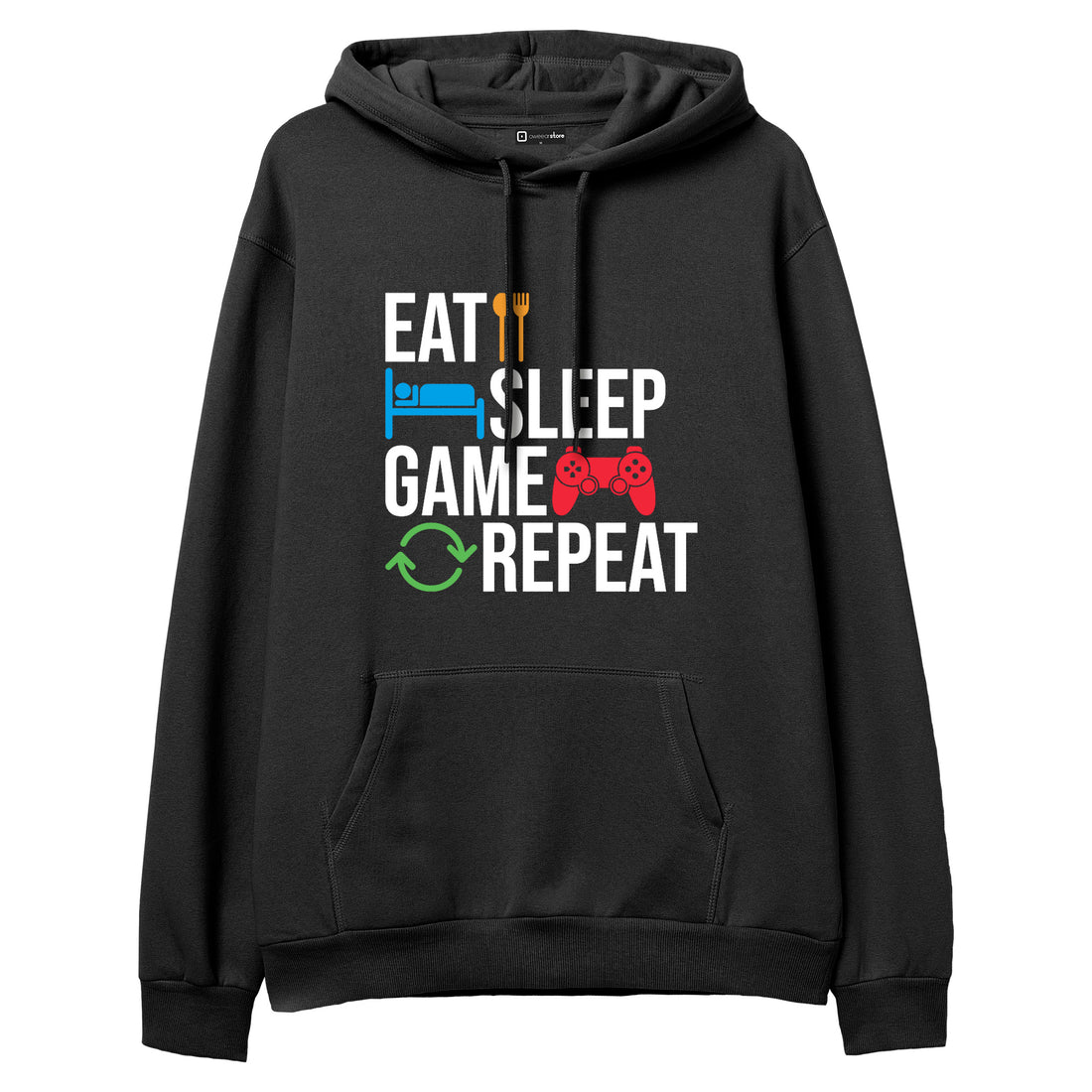 Hoodie "Eat Sleep Game Repeat"