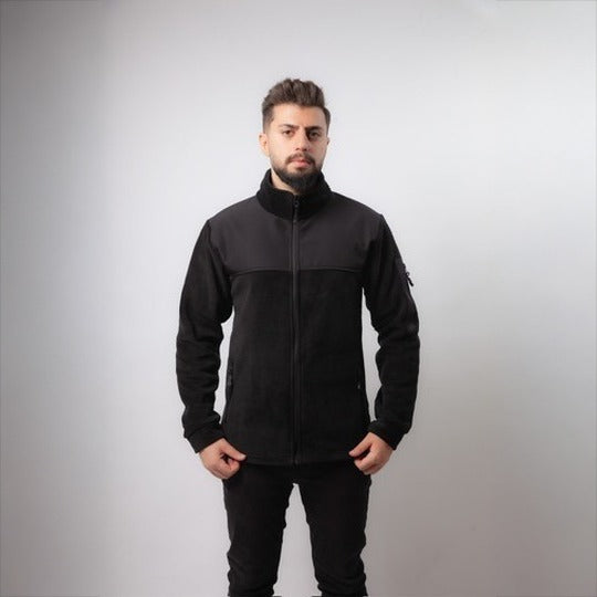 Oweear Sportwear Siyah Polar Ceket