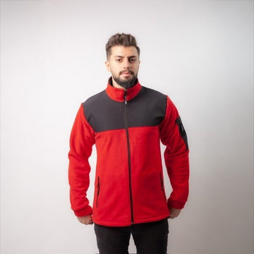 Oweear Sportwear Kırmızı Polar Ceket